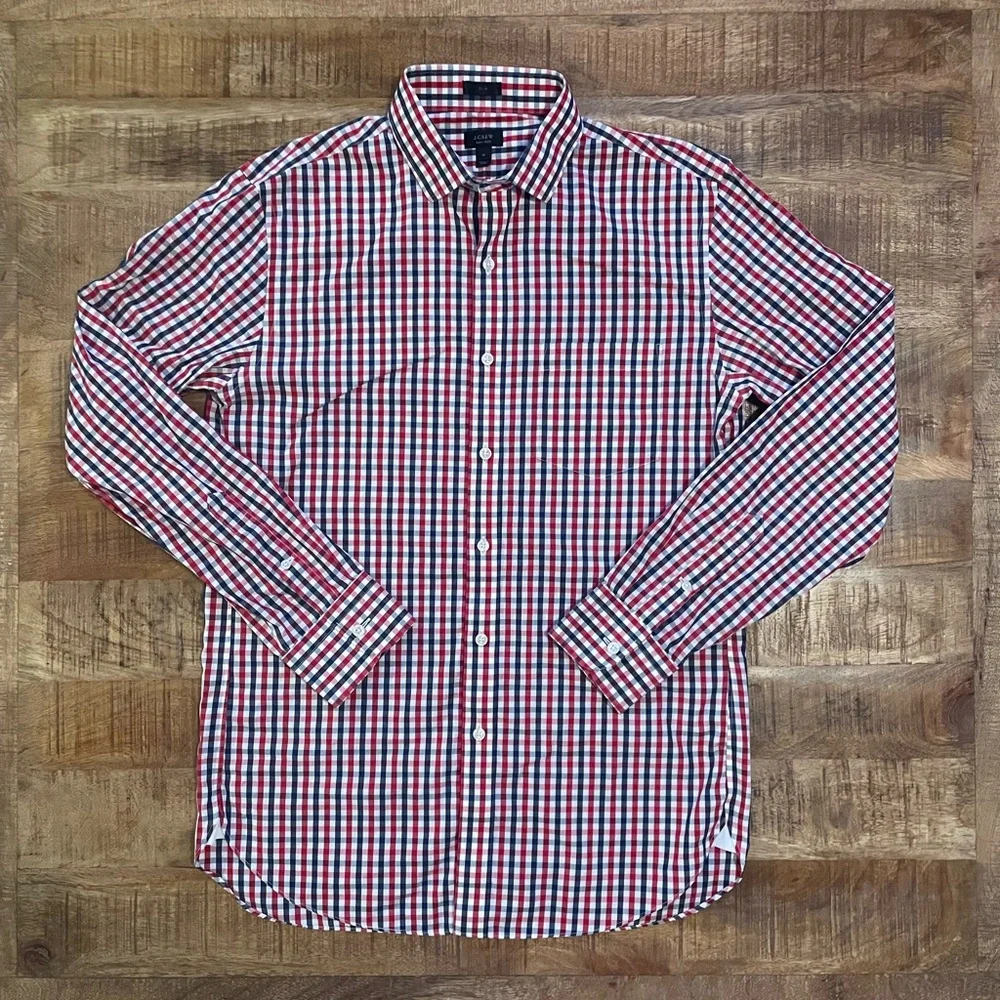 J. Crew Non-Iron Slim Fit Button Down Shirt - Picture 2 of 4